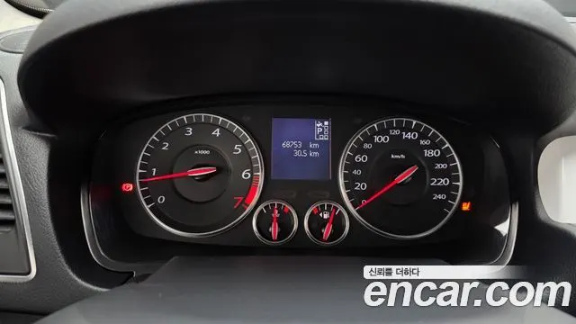 RENAULT KOREA SM5 2012 — 68 753 км, белый-перламутр, Корея — под ключ — фото 8