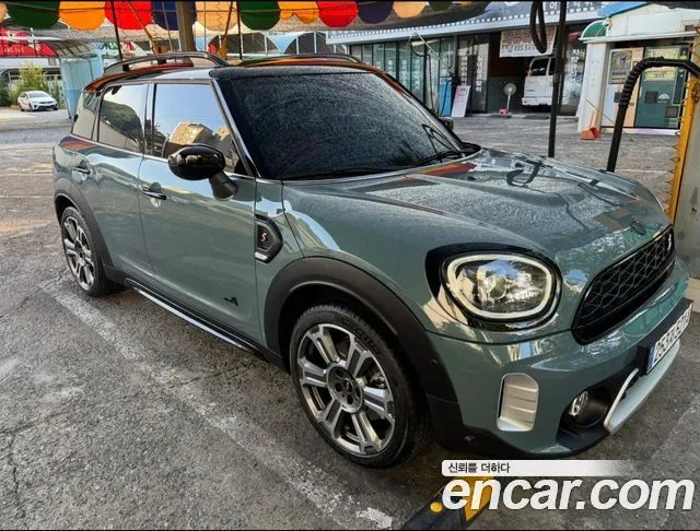 MINI COOPER S COUNTRYMAN 2024 — 48 500 км, бирюзовый, Корея — под ключ — фото 1