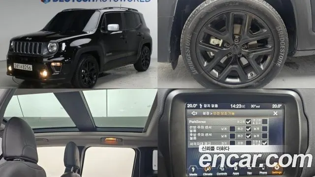 JEEP RENEGADE 2022 — 33 300 км, чёрный, Корея — под ключ — фото 11