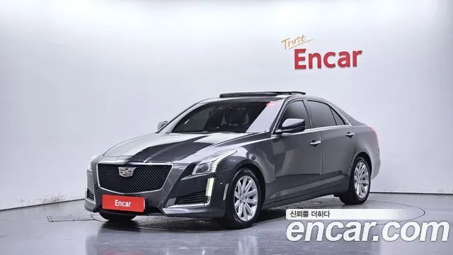CADILLAC CTS 2014 — 117 445 км, серый, Корея — под ключ — фото 1