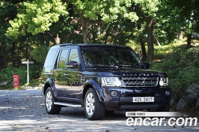 LAND ROVER DISCOVERY 4 2015 — 66 940 км, синий, Корея — под ключ — фото 2