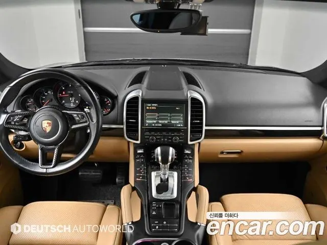 PORSCHE CAYENNE 2015 — 120 742 км, синий, Корея — под ключ — фото 6