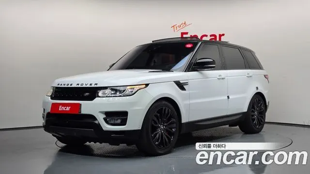 LAND ROVER RANGE ROVER SPORT 2017 — 165 829 км, белый, Корея — под ключ — фото 1