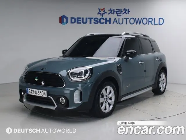 MINI COOPER D COUNTRYMAN 2022 — 52 421 км, бирюзовый, Корея — под ключ — фото 11