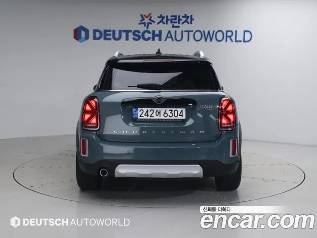 MINI COOPER D COUNTRYMAN 2022 — 52 421 км, бирюзовый, Корея — под ключ — фото 4