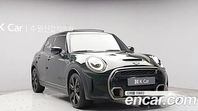 MINI COOPER S 2023 — 21 780 км, тёмно-зелёный, Корея — под ключ — фото 3
