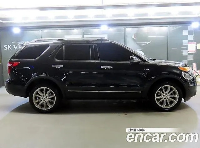 FORD EXPLORER 2015 — 145 766 км, чёрный, Корея — под ключ — фото 3
