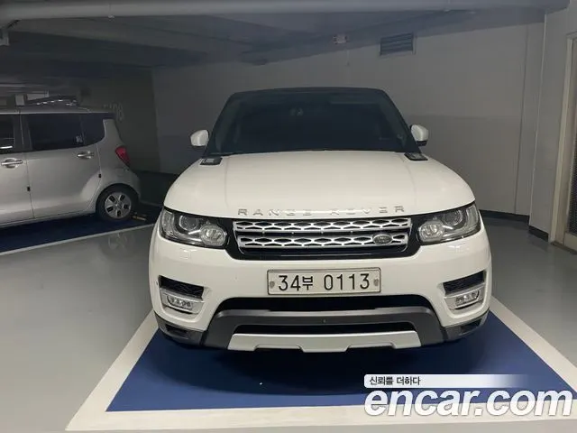 LAND ROVER RANGE ROVER SPORT 2016 — 124 383 км, белый, Корея — под ключ — фото 3