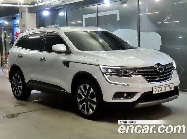 RENAULT KOREA QM6 2017 — 188 800 км, белый, Корея — под ключ — фото 12