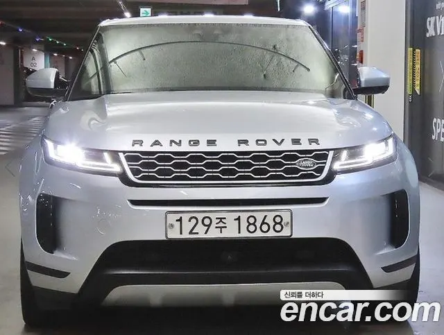 LAND ROVER RANGE ROVER EVOQUE 2020 — 120 677 км, серебристый, Корея — под ключ — фото 2