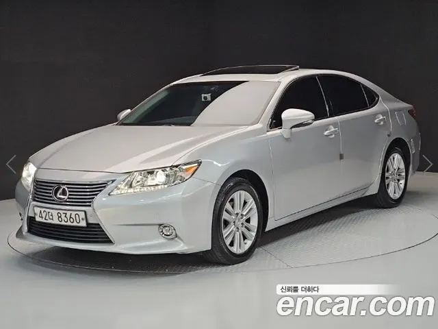LEXUS ES350 2014 — 52 140 км, серебристый, Корея — под ключ — фото 1